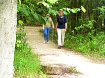 Indian Mounds trail at High Cliffs State Park